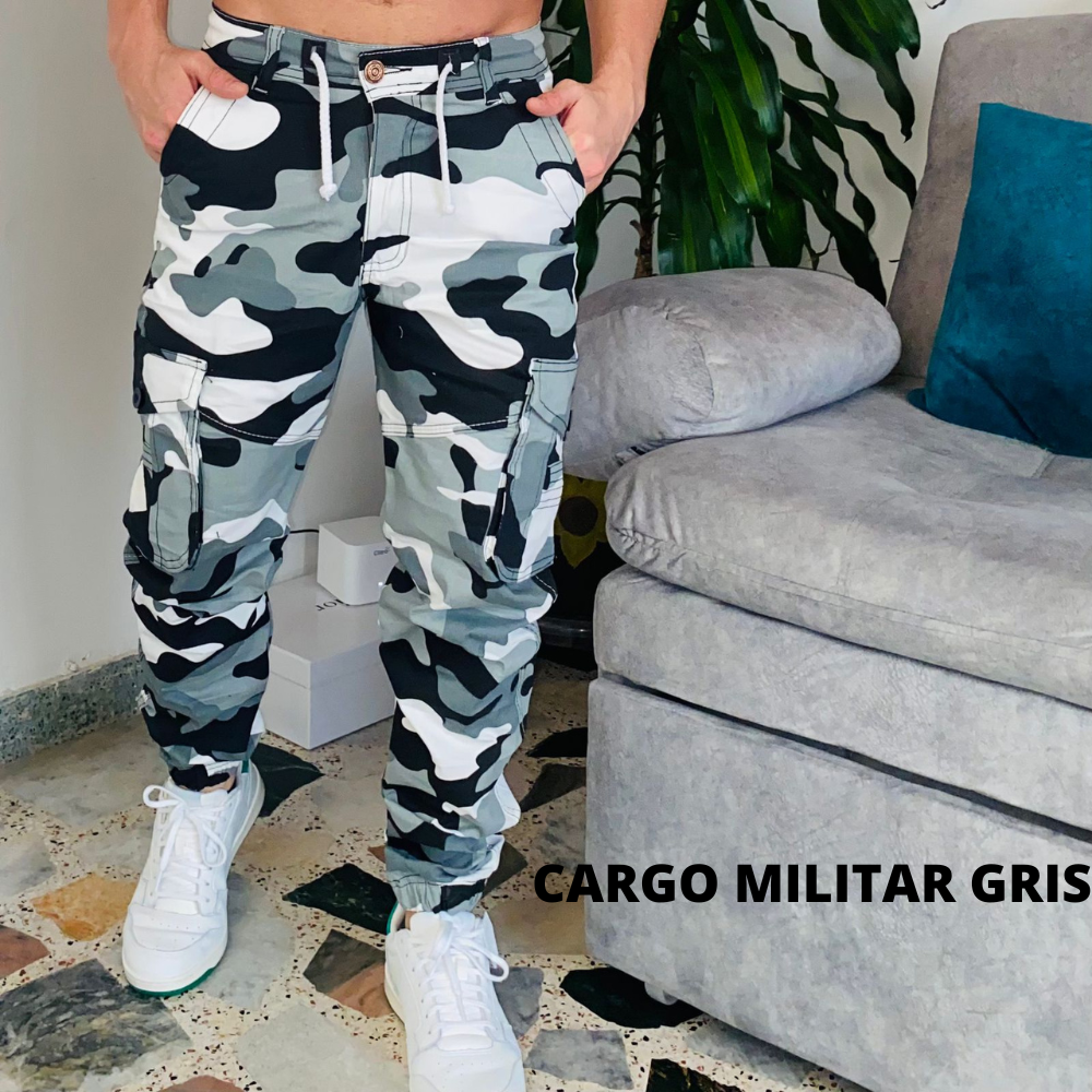 PANTALON CARGO EN DRILL CAMUFLADO innovaventa