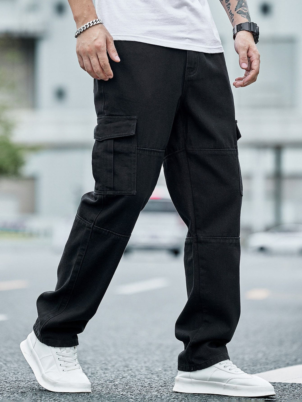 PANTALON CARGO BOTA RECTA👖