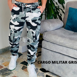 PANTALON CARGO EN DRILL CAMUFLADO👖